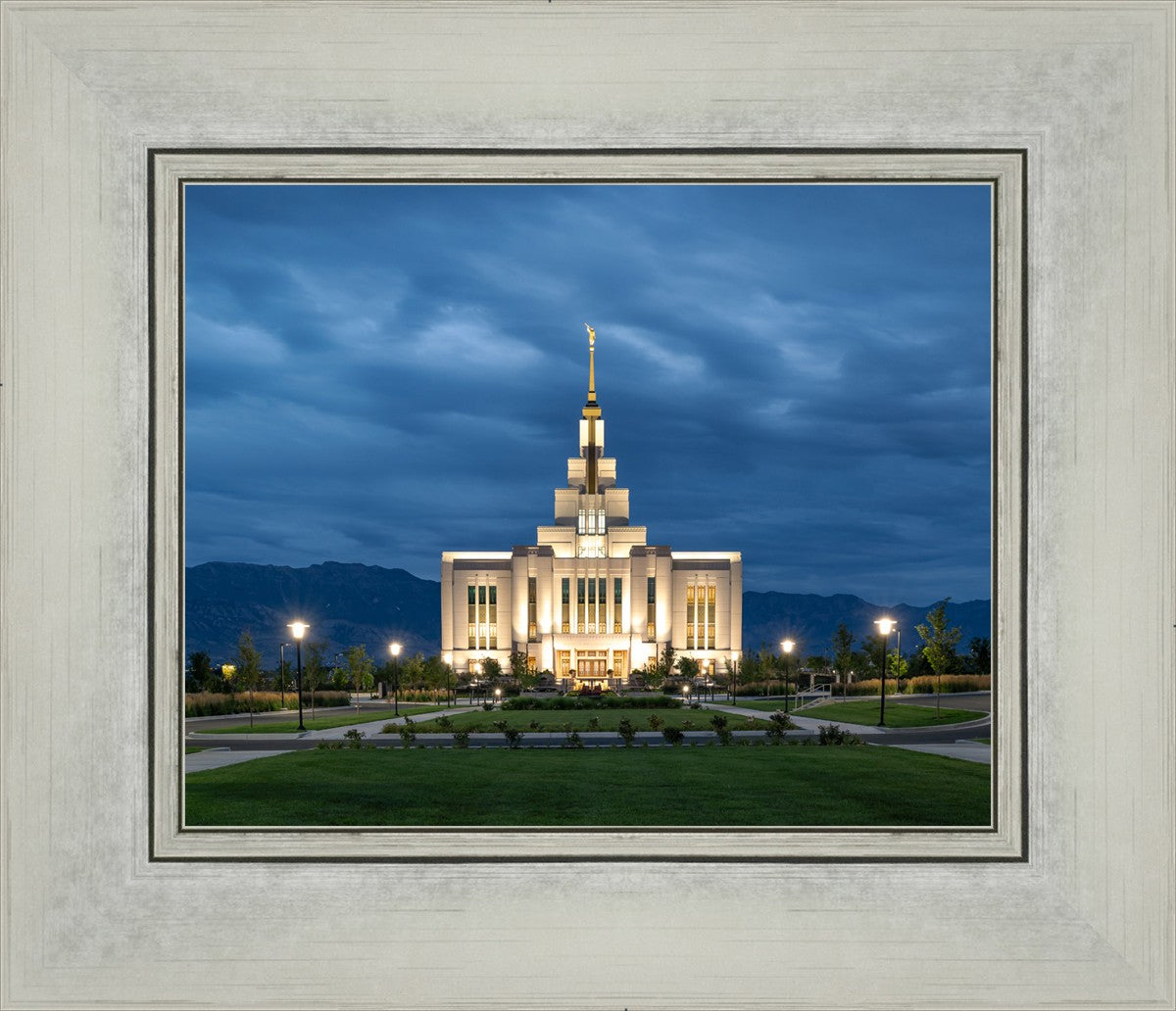 Saratoga Springs Utah Blue Night