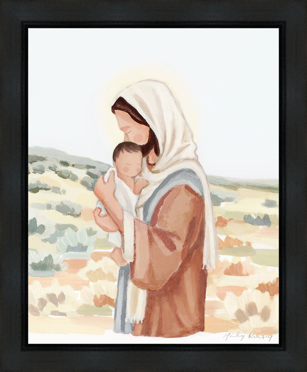 The Saviors Love - Black Hair Gallery Wrap