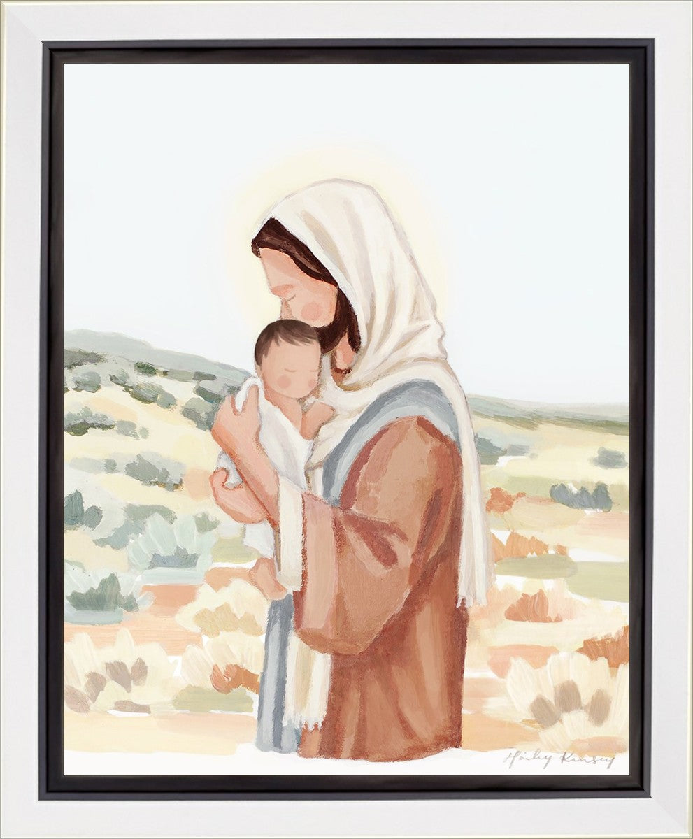 The Saviors Love - Black Hair Gallery Wrap