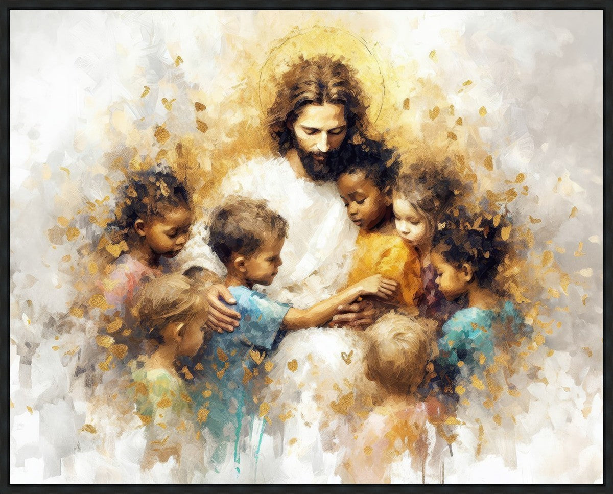 Become Like Little Children Large Wall Art Gallery Wrap