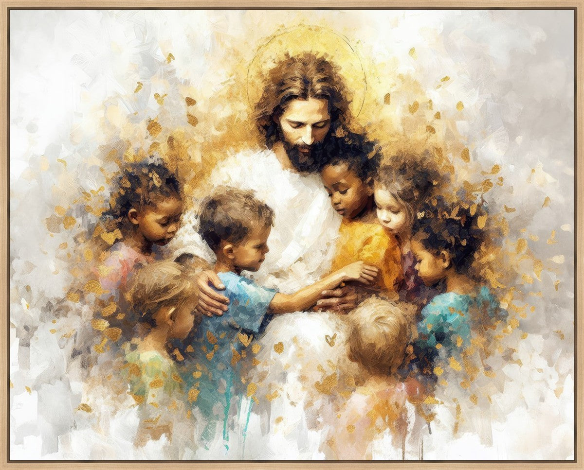 Become Like Little Children Large Wall Art Gallery Wrap