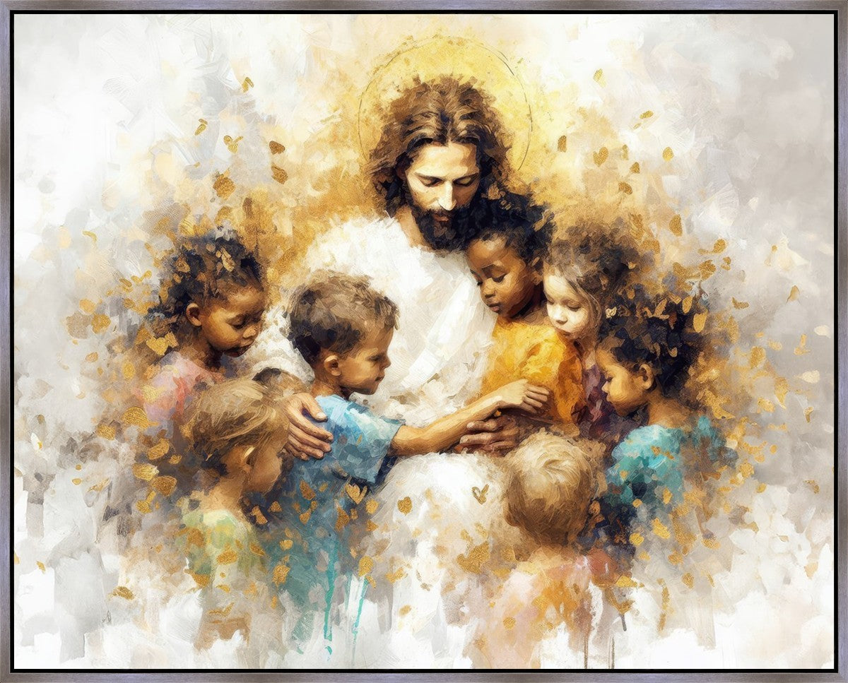Become Like Little Children Large Wall Art Gallery Wrap