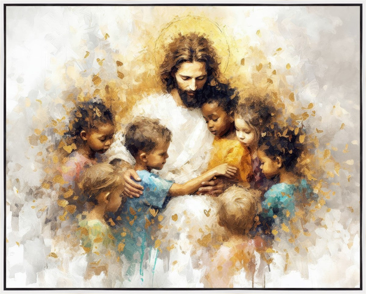 Become Like Little Children Large Wall Art Gallery Wrap