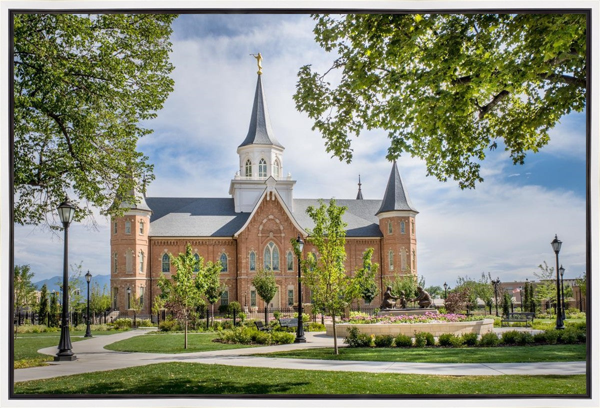 Provo City Center Temple Sacred Gardens Gallery Wrap