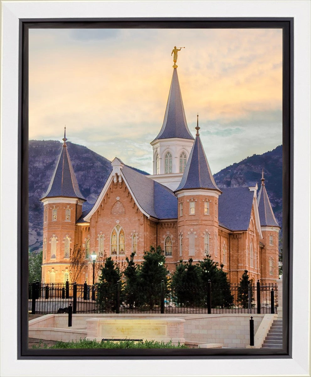 Provo City Center Temple Pastel Gallery Wrap