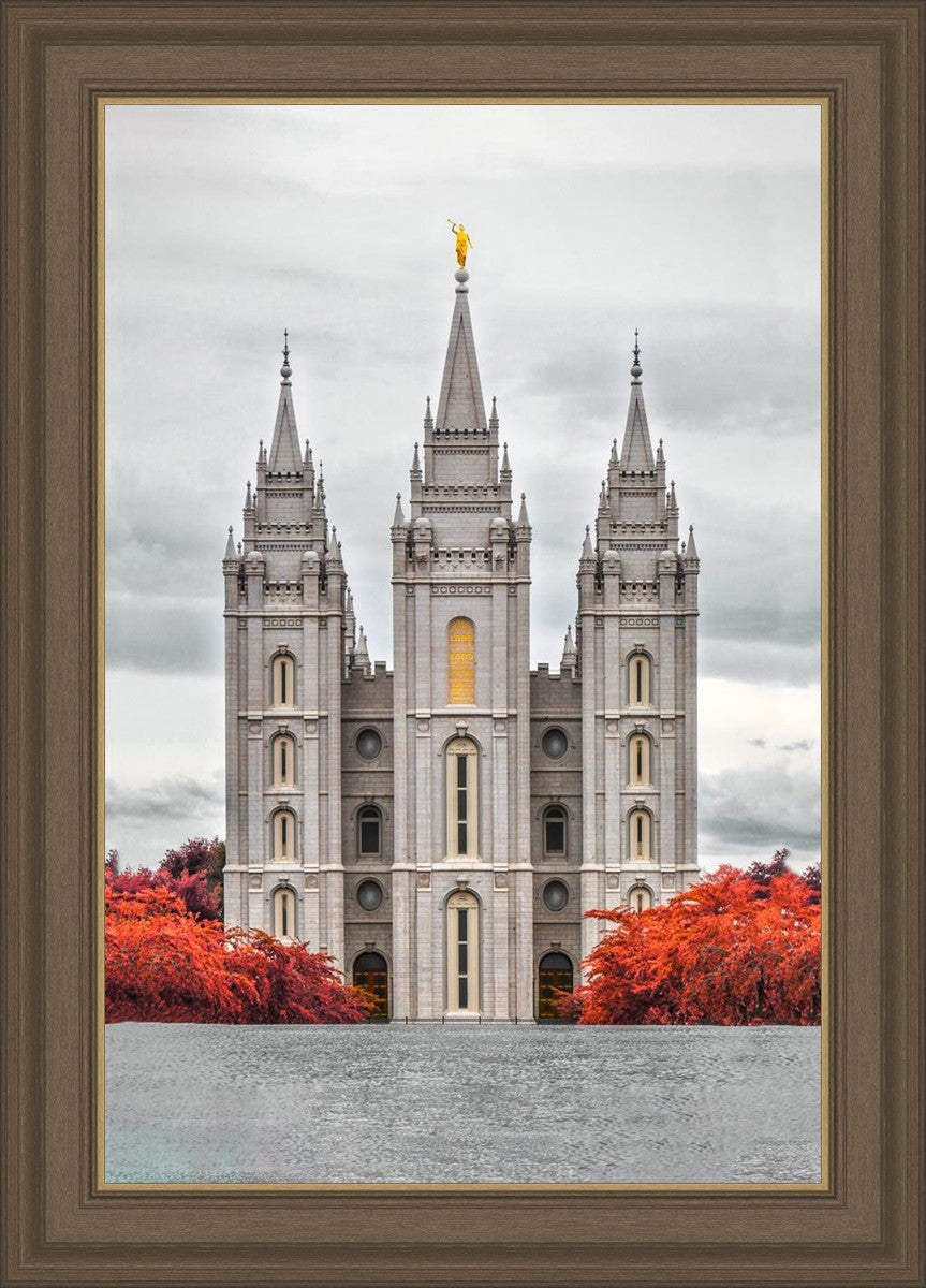 Salt Lake City Temple Autumn's Glory