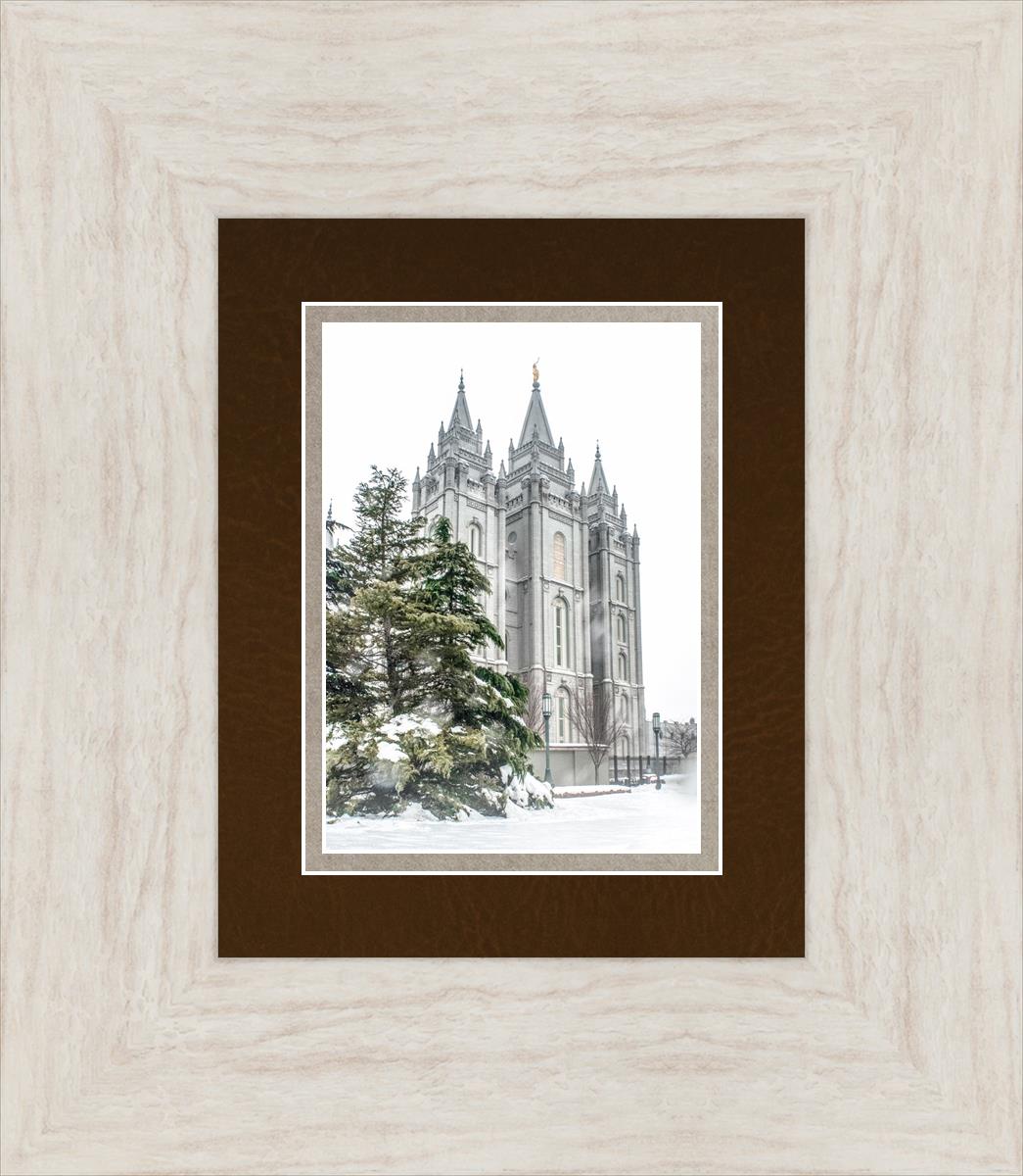 Salt Lake City Temple Evergreen Christmas