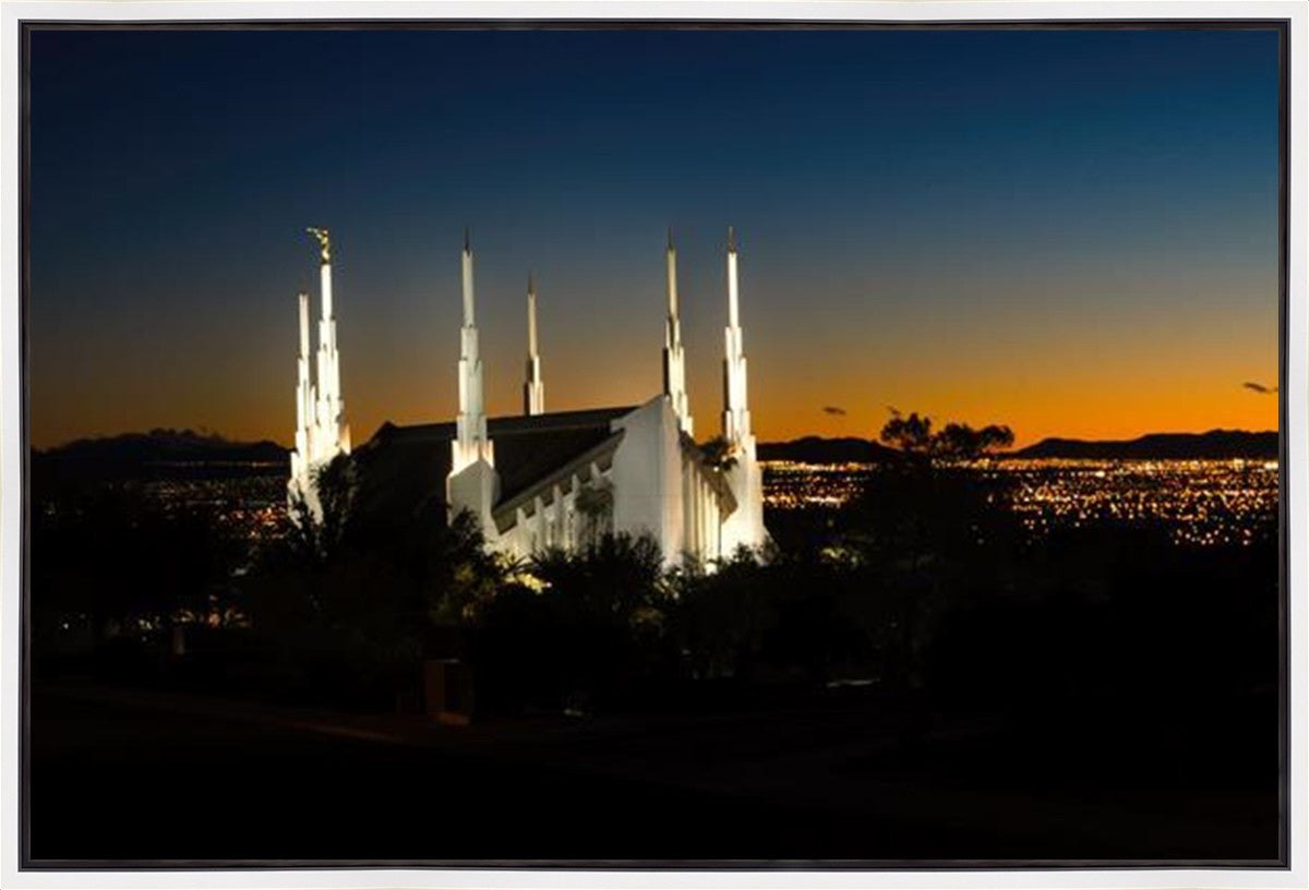 Las Vegas Temple Heaven's Glory Gallery Wrap