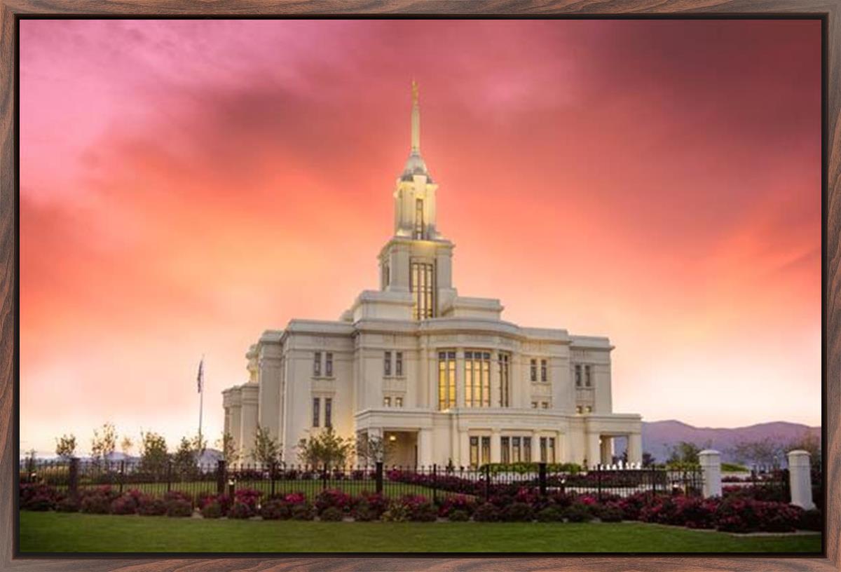 Payson Temple Glory in Stages