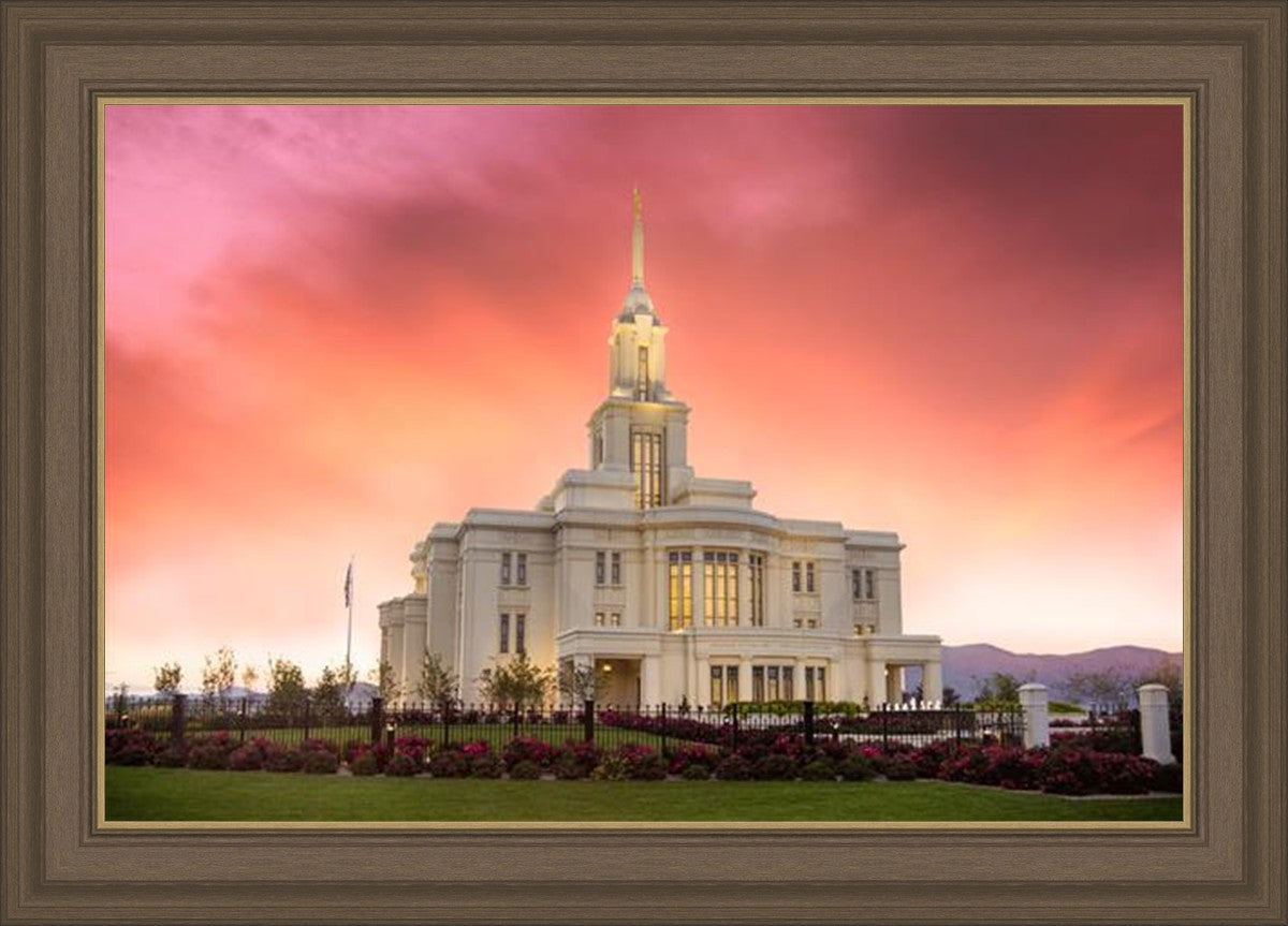 Payson Temple Glory in Stages