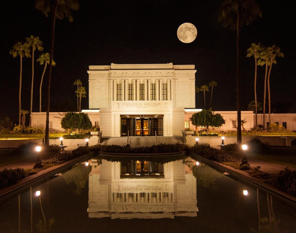 Mesa Supermoon Gallery Wrap