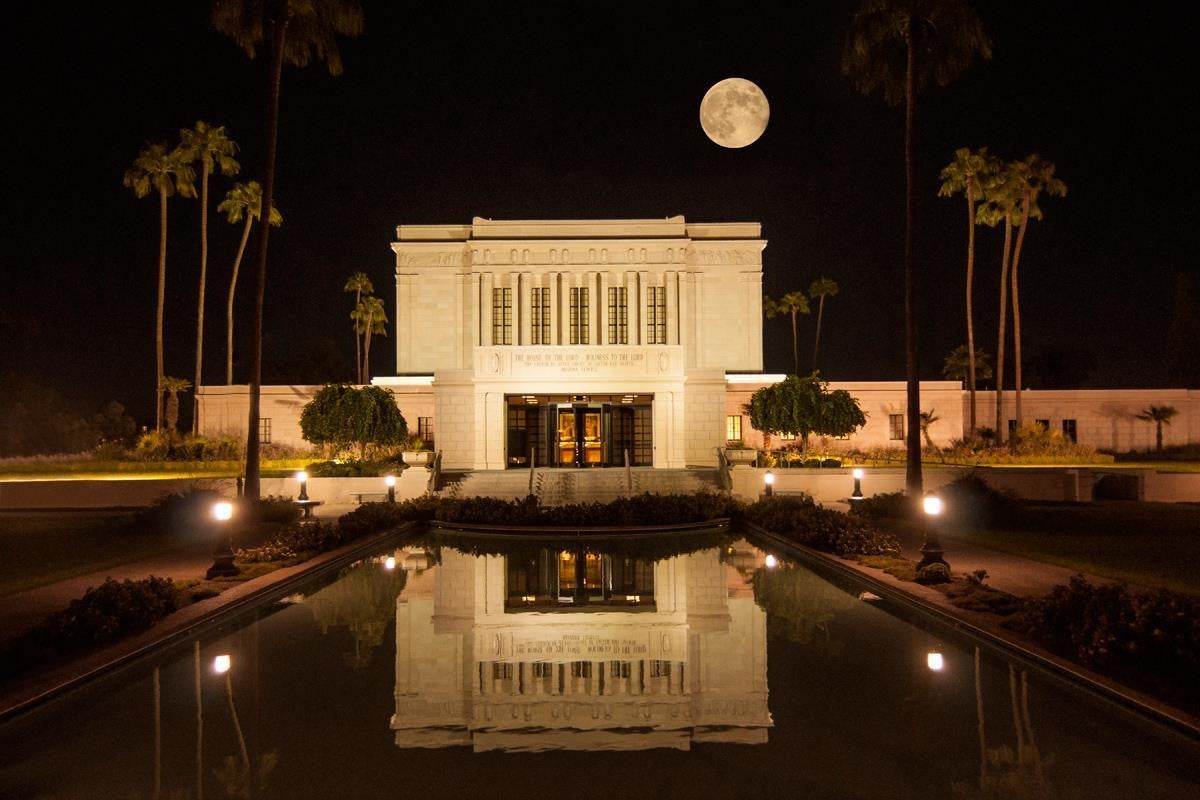 Mesa Supermoon Gallery Wrap