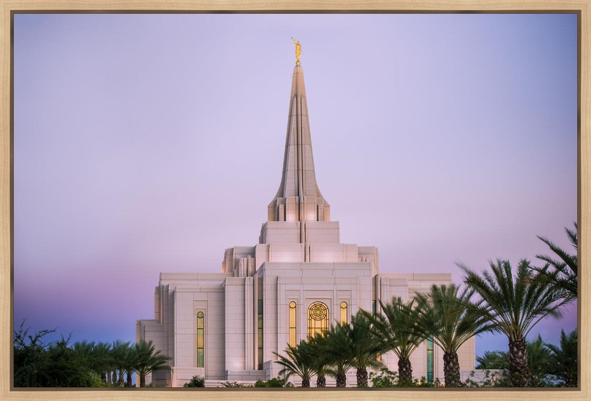 Gilbert Temple The Light Draweth Us To Him Gallery Wrap