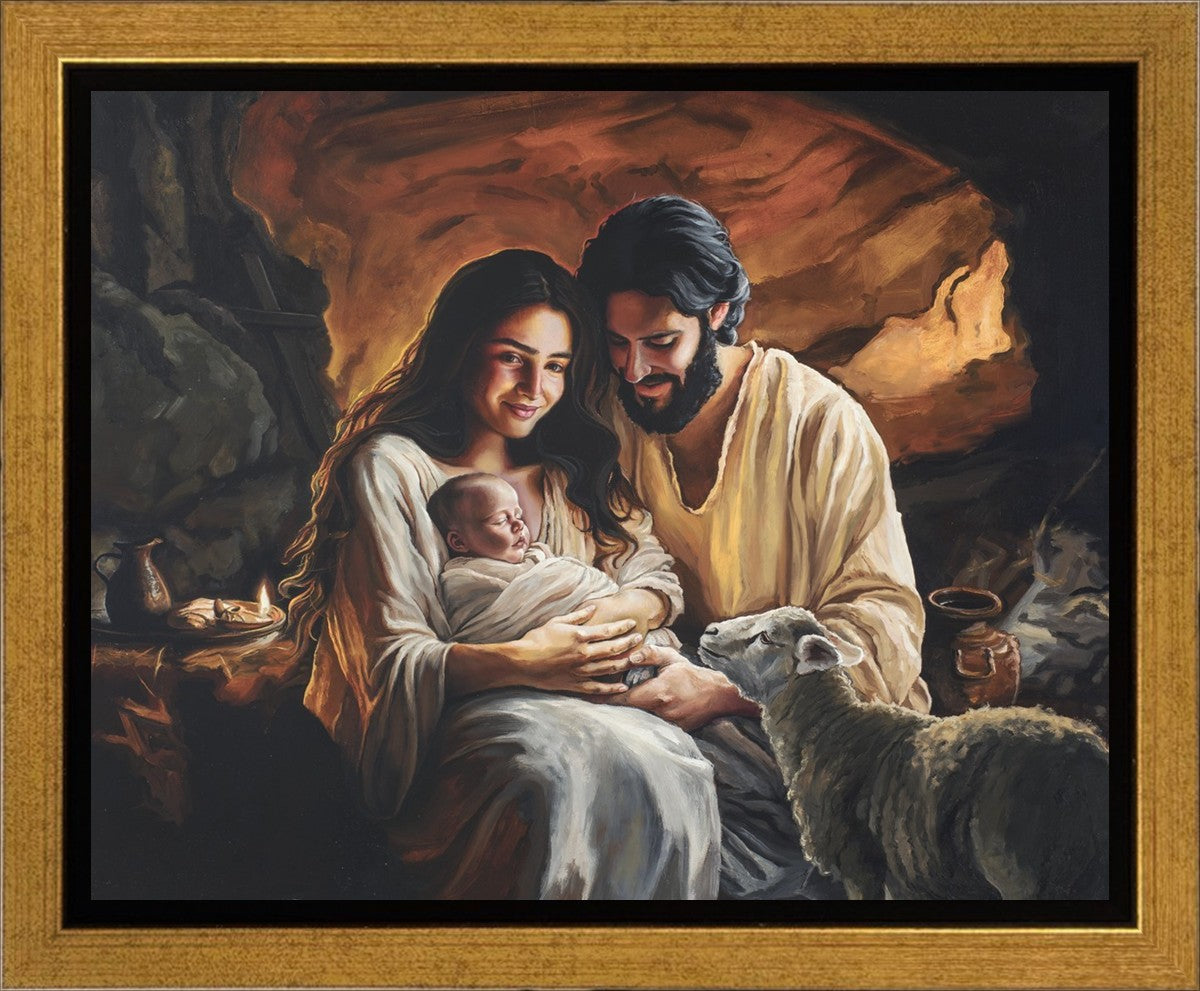 Born is The Lamb Gallery Wrap