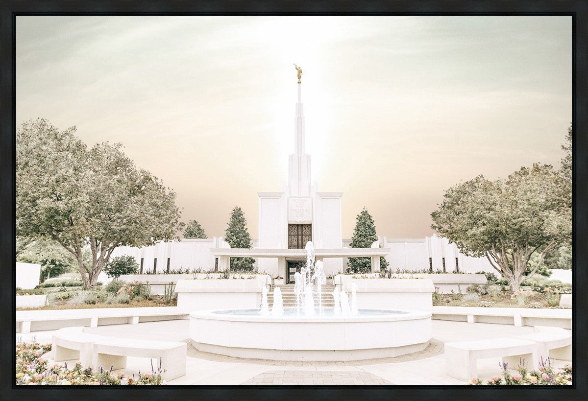 Sweet is The Work Denver Colorado Temple Gallery Wrap