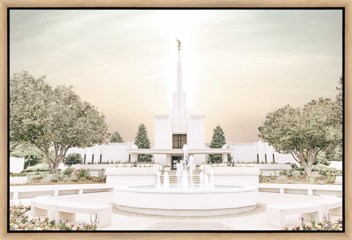 Sweet is The Work Denver Colorado Temple Gallery Wrap