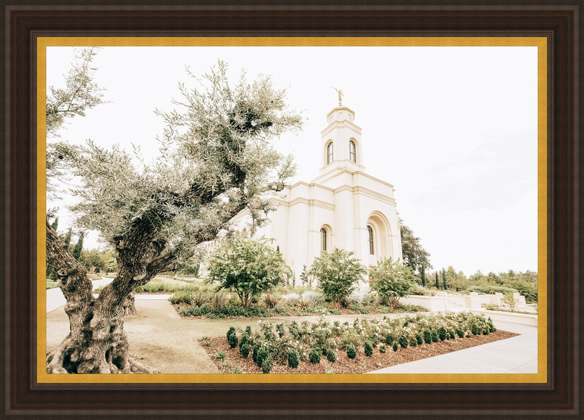Sweet is The Work Feather River California Temple Large Wall Art