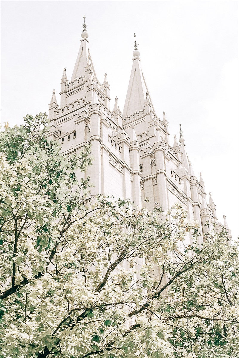 Sweet is The Work Salt Lake City Utah Temple Large Wall Art