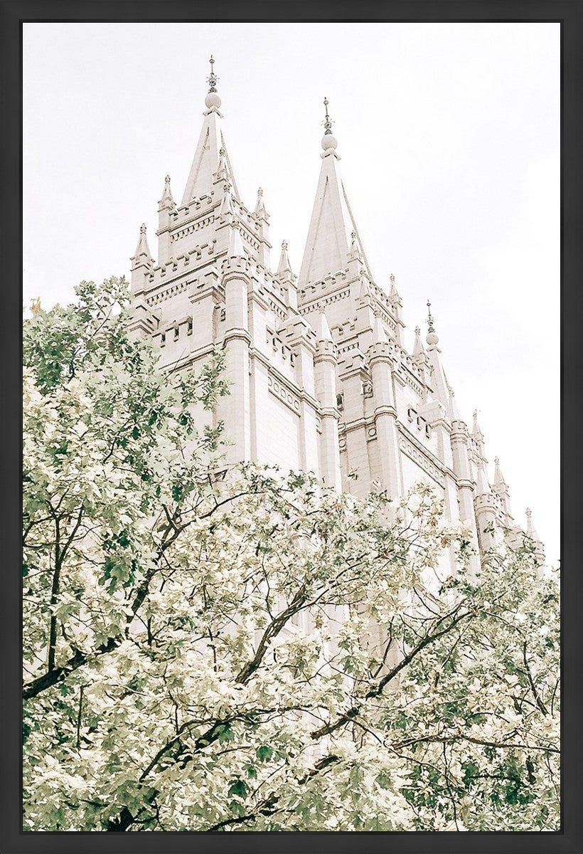 Sweet is The Work Salt Lake City Utah Temple Large Wall Art