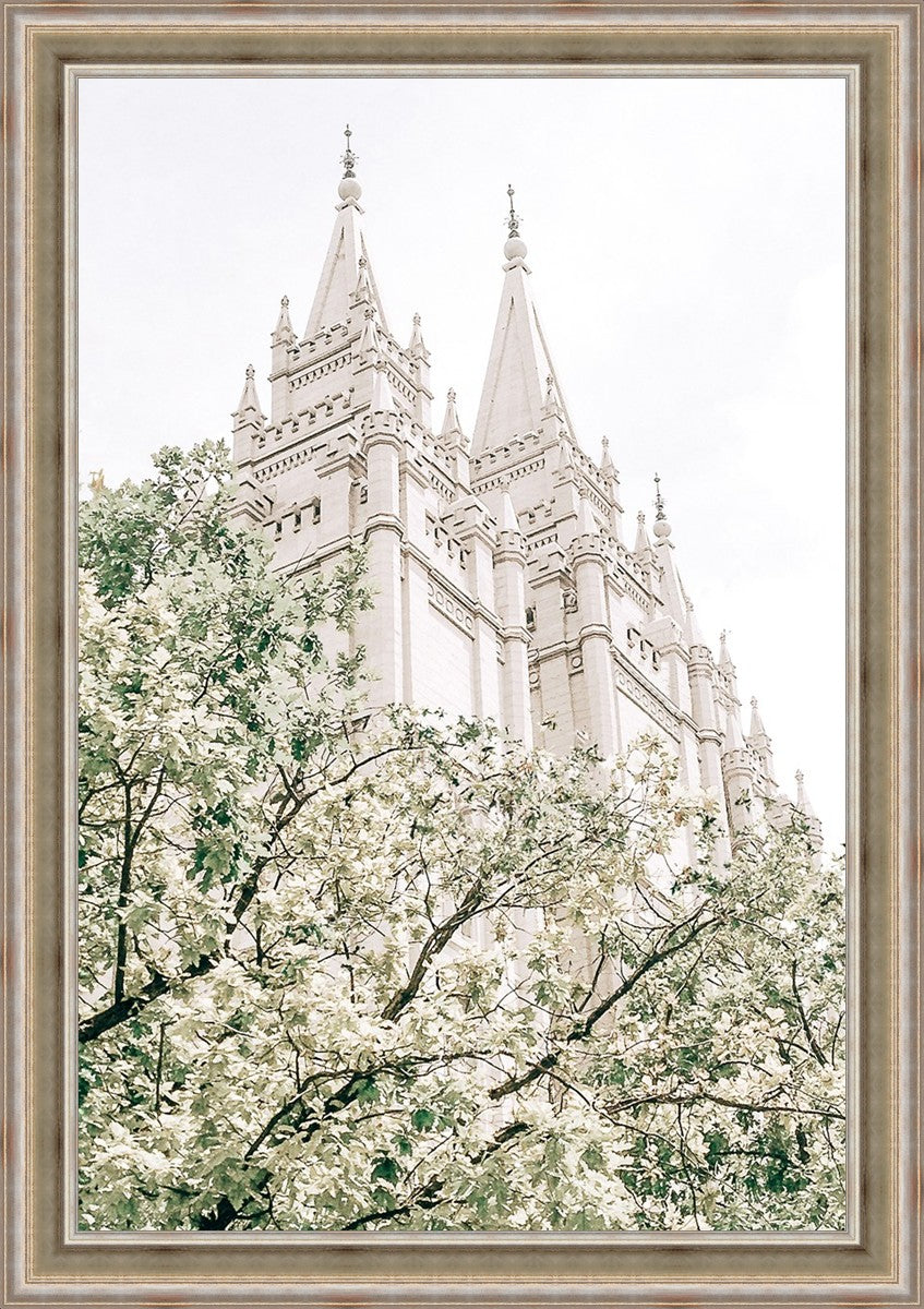 Sweet is The Work Salt Lake City Utah Temple Large Wall Art