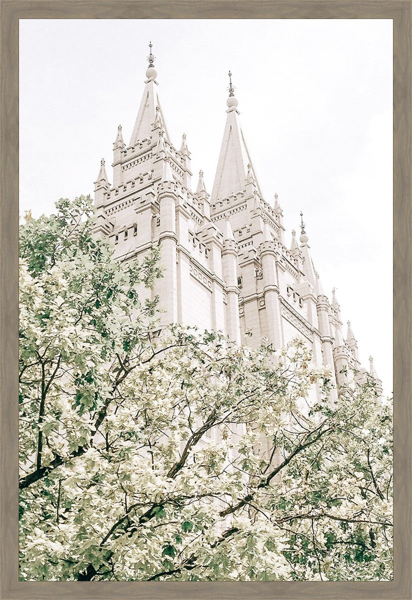 Sweet is The Work Salt Lake City Utah Temple Large Wall Art