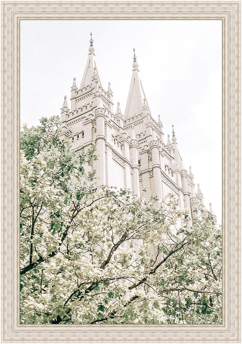 Sweet is The Work Salt Lake City Utah Temple Large Wall Art