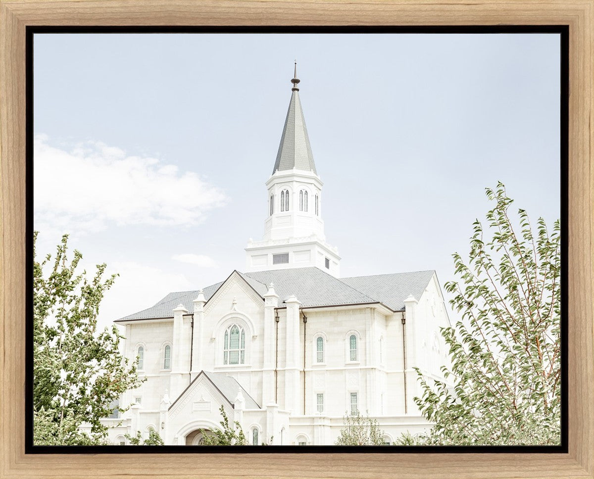 Sweet is The Work Taylorsville Utah Temple Gallery Wrap