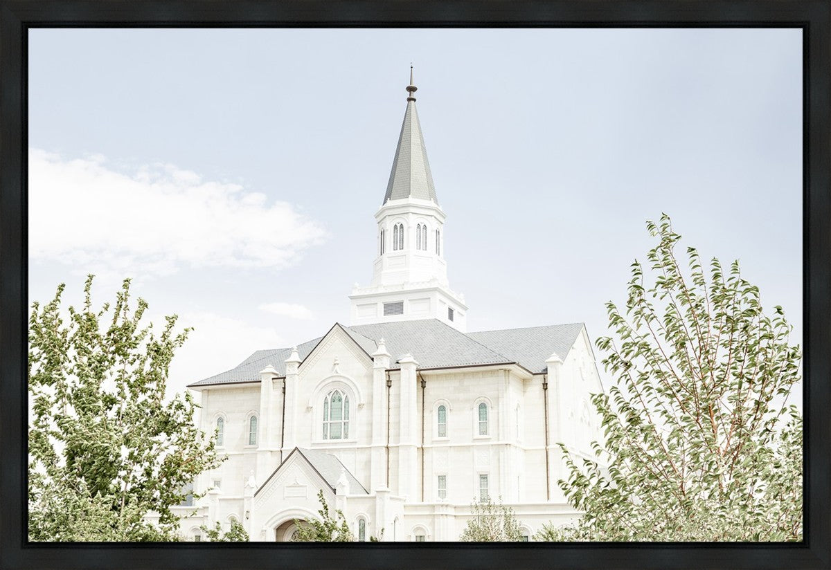 Sweet is The Work Taylorsville Utah Temple Gallery Wrap