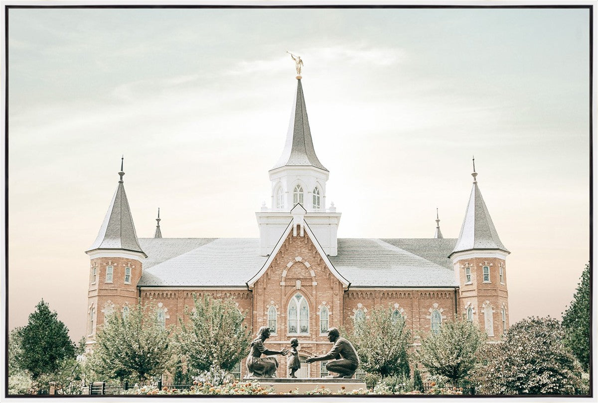 Sweet is The Work Provo City Center Utah Temple Large Wall Art Gallery Wrap