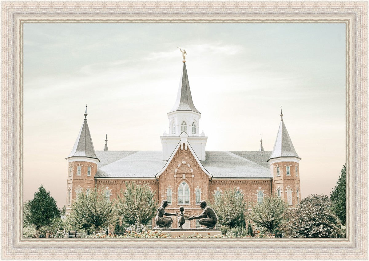 Sweet is The Work Provo City Center Utah Temple Large Wall Art