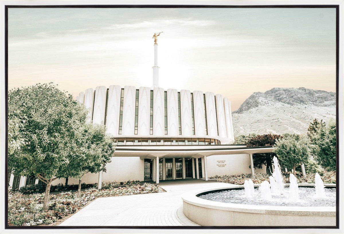 Sweet is The Work Provo Utah Temple Gallery Wrap