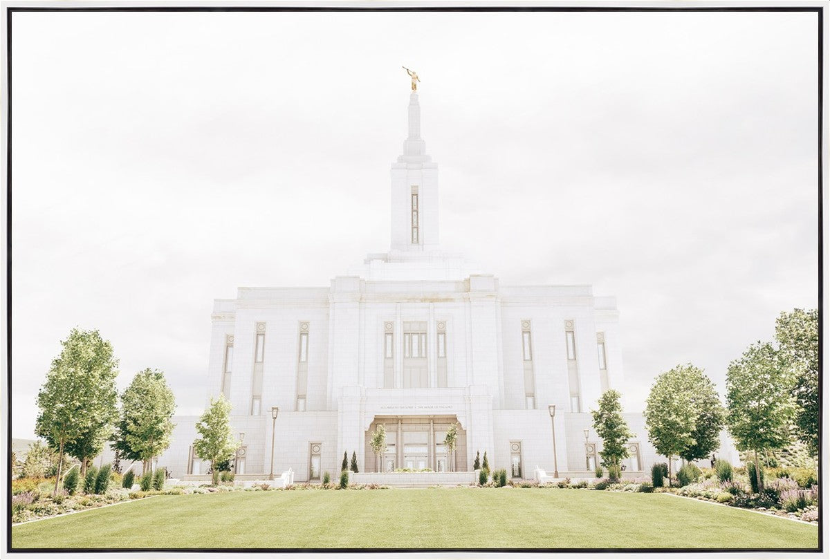Sweet is The Work Pocatello Idaho Temple Large Wall Art Gallery Wrap