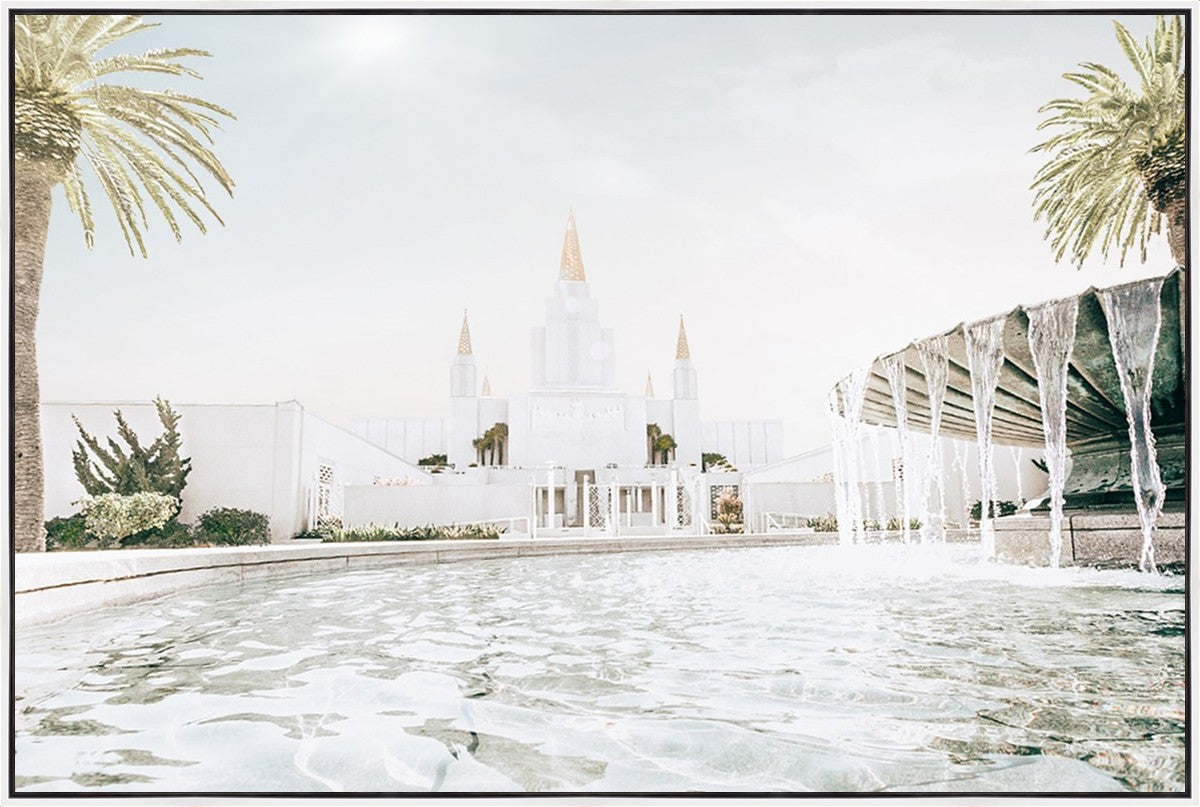 Sweet is The Work Oakland California Temple Large Wall Art Gallery Wrap