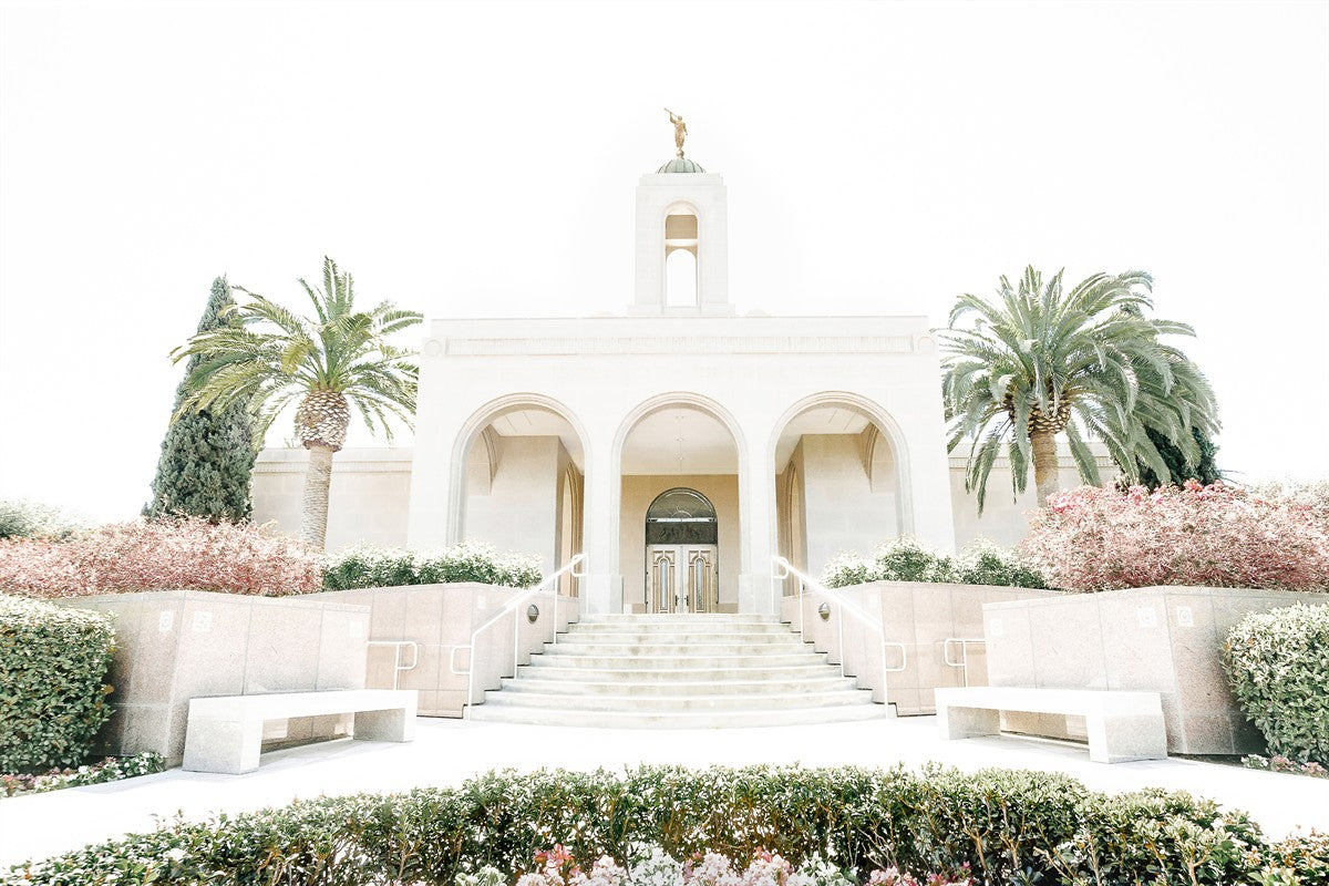 Sweet is The Work Newport Beach California Temple Large Wall Art