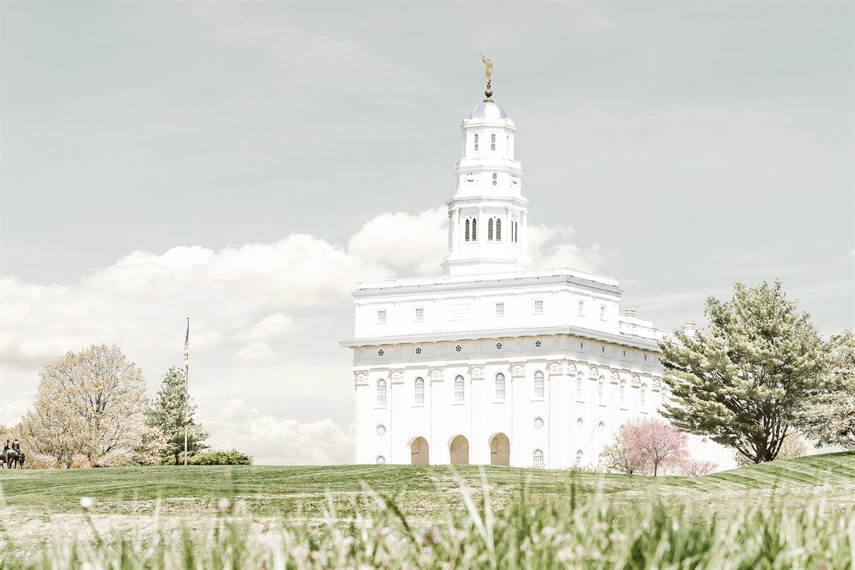 Sweet is The Work Nauvoo Illinois Temple Large Wall Art