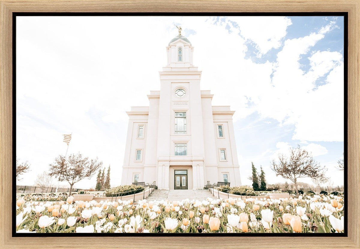 Sweet is The Work Cedar City Utah Temple Gallery Wrap