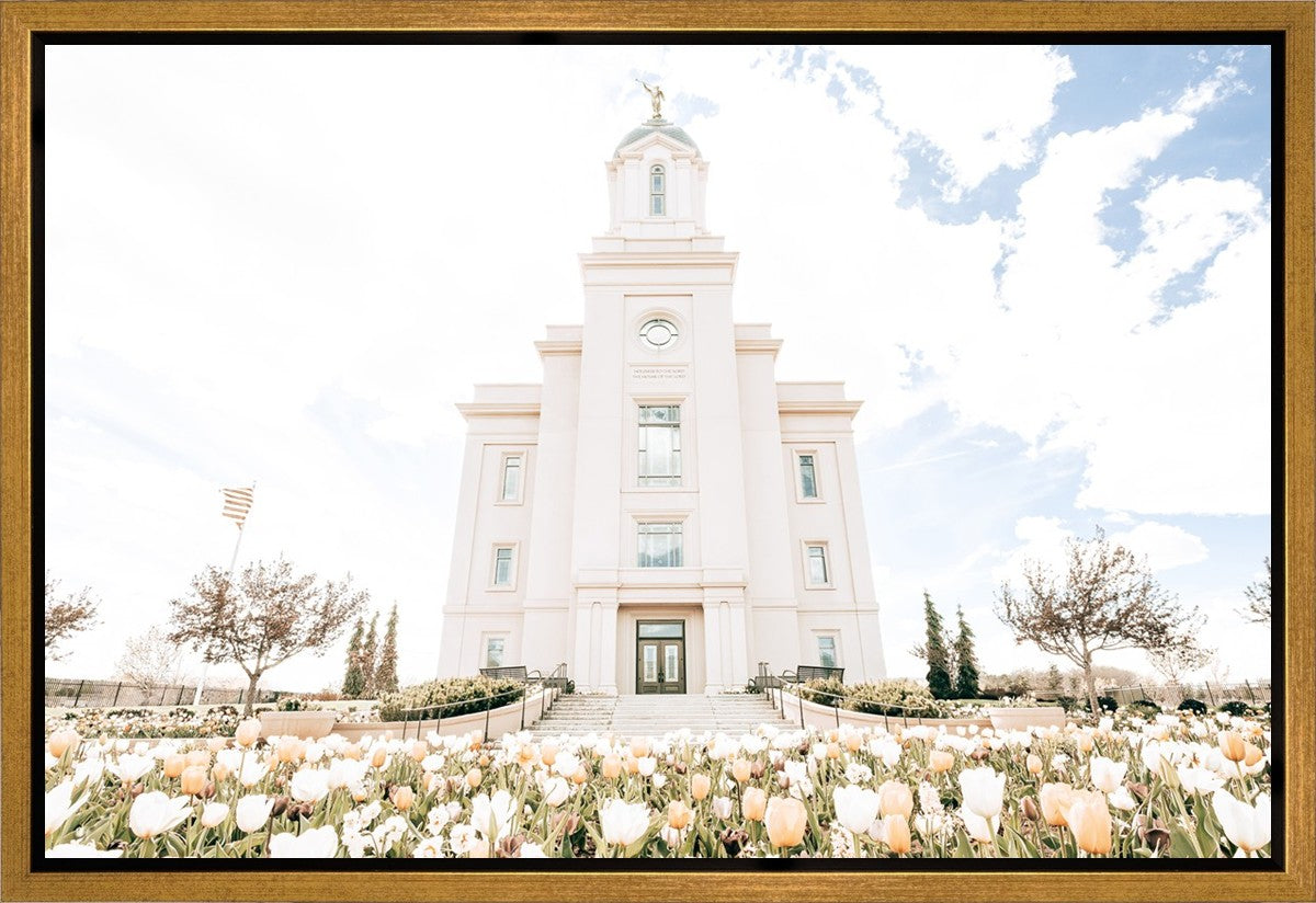 Sweet is The Work Cedar City Utah Temple Gallery Wrap