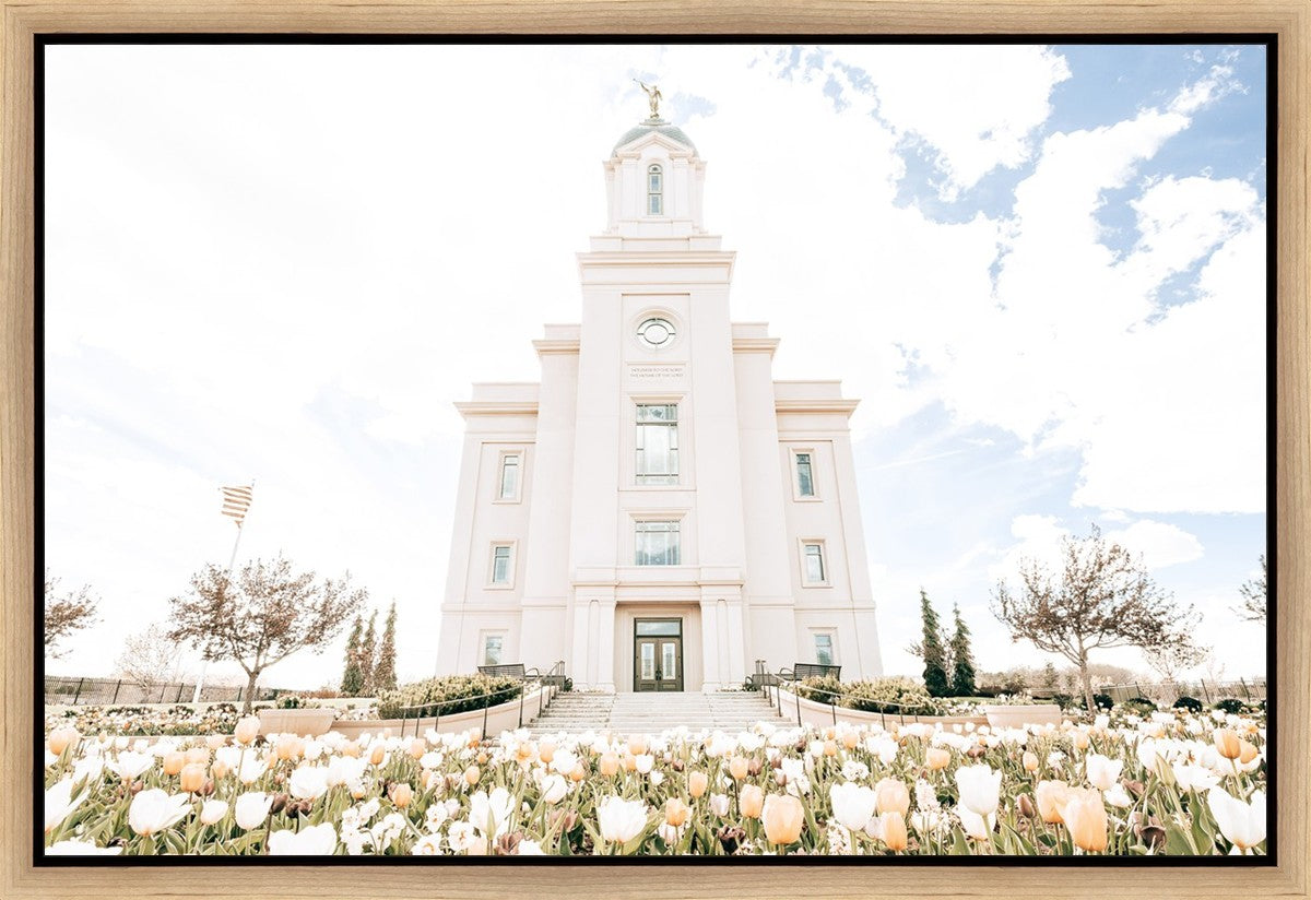Sweet is The Work Cedar City Utah Temple Gallery Wrap