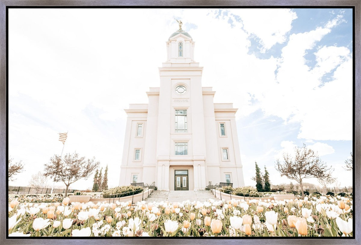 Sweet is The Work Cedar City Utah Temple Gallery Wrap