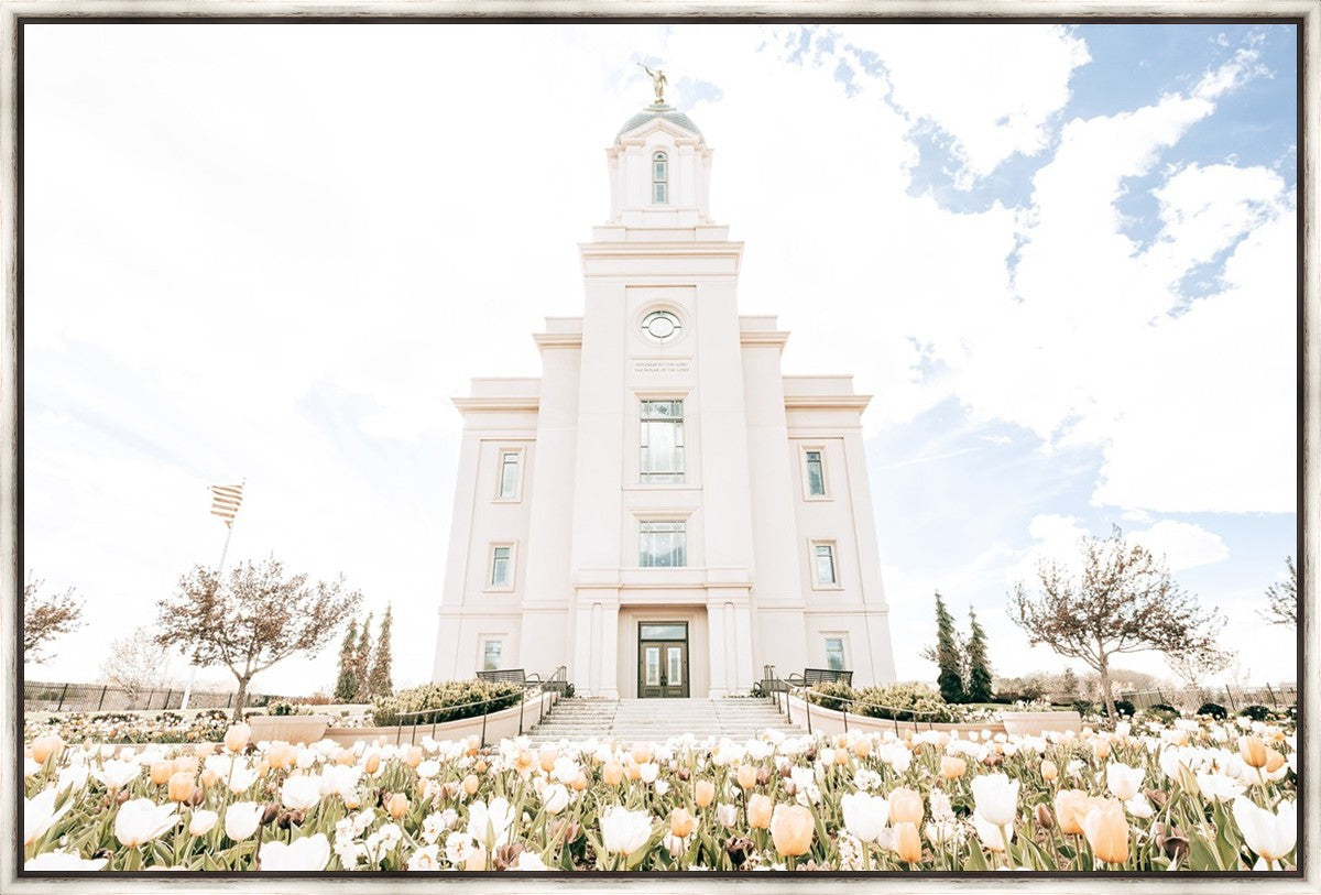 Sweet is The Work Cedar City Utah Temple Large Wall Art