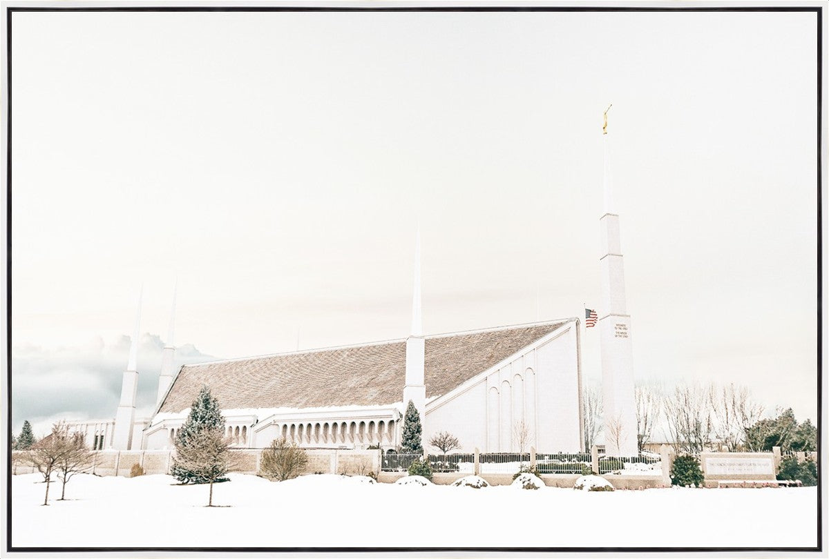 Sweet is The Work Boise Idaho Temple Large Wall Art Gallery Wrap