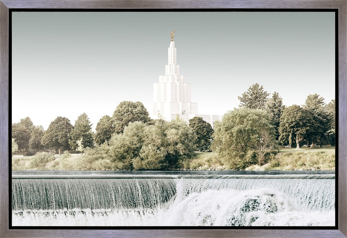 Sweet is The Work Idaho Falls Idaho Temple Gallery Wrap