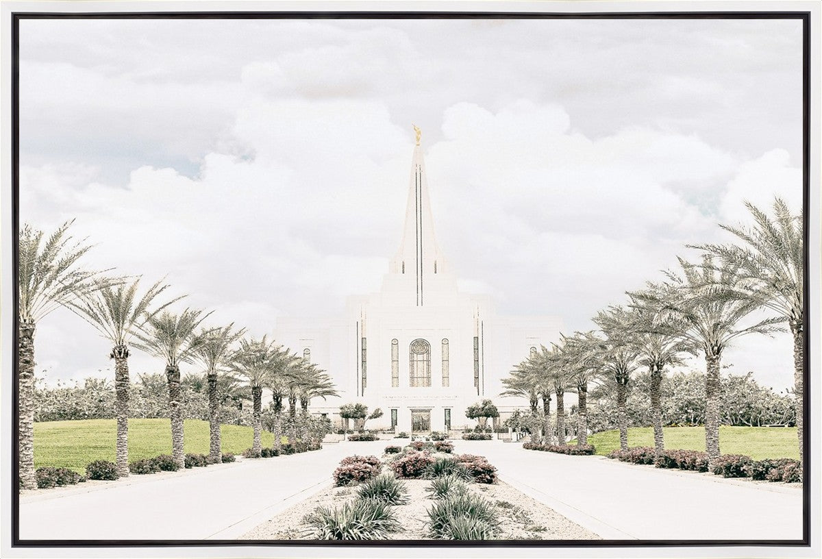 Sweet is The Work Gilbert Arizona Temple Gallery Wrap