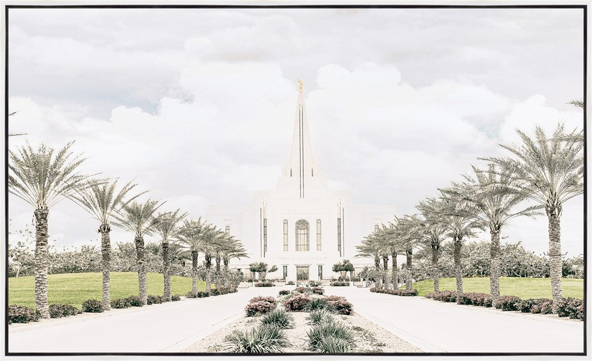 Sweet is The Work Gilbert Arizona Temple Large Wall Art Gallery Wrap