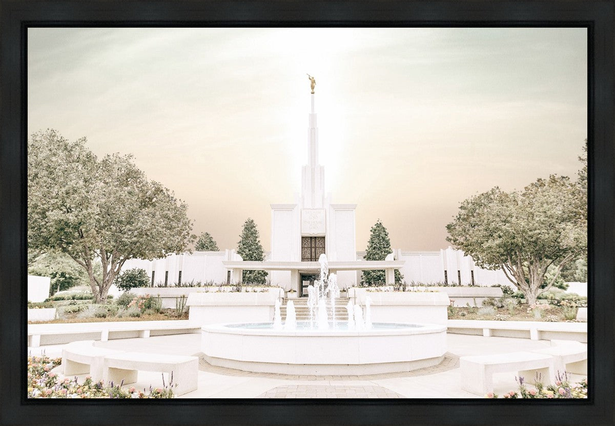 Sweet is The Work Denver Colorado Temple Gallery Wrap