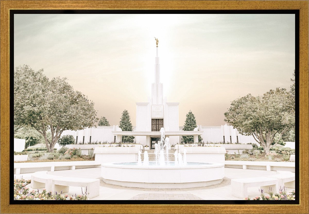 Sweet is The Work Denver Colorado Temple Gallery Wrap