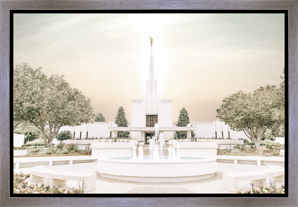 Sweet is The Work Denver Colorado Temple Gallery Wrap