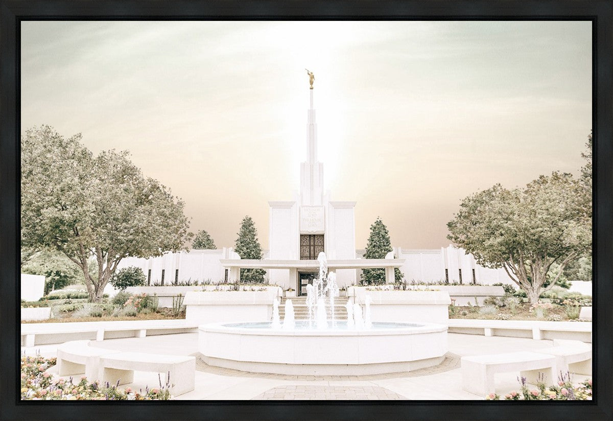 Sweet is The Work Denver Colorado Temple Gallery Wrap
