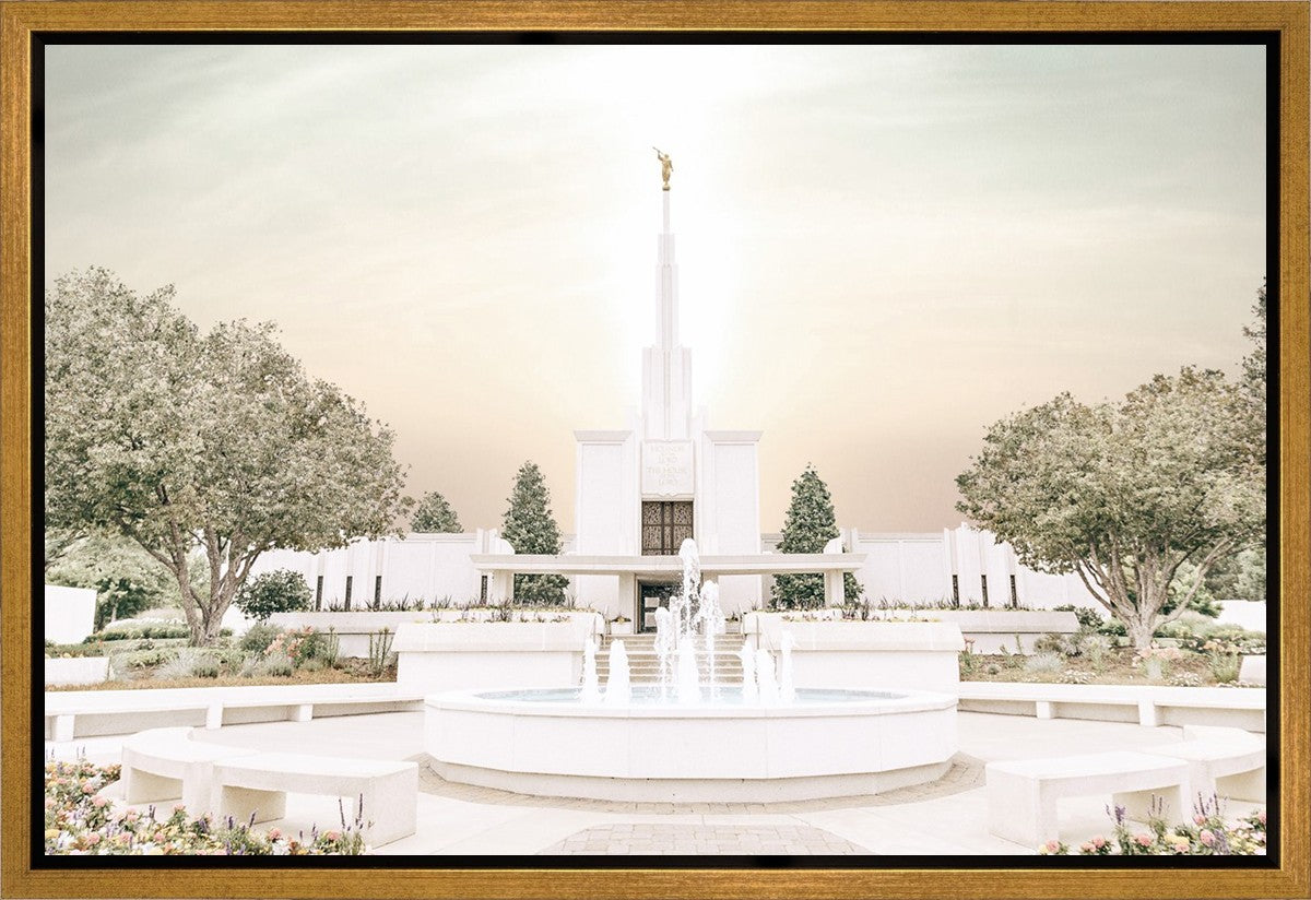 Sweet is The Work Denver Colorado Temple Gallery Wrap