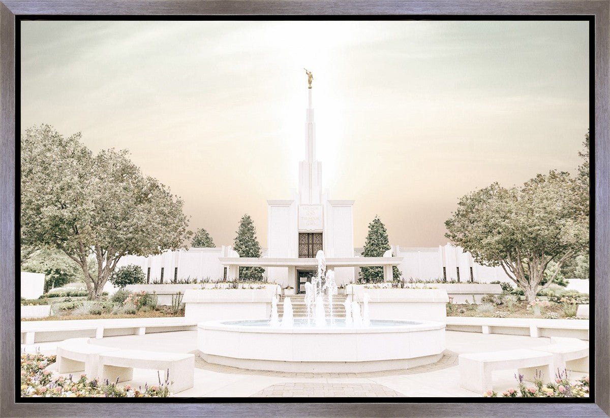 Sweet is The Work Denver Colorado Temple Gallery Wrap